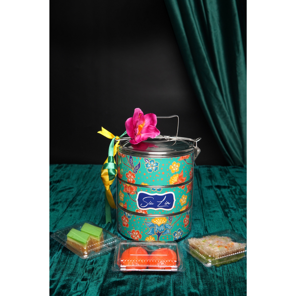 Raya Kuih-Muih Tiffin Set (Klang Valley Delivery) | Giftr - Malaysia's ...