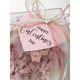 Julie Pink Preserved Flower Box with chocolates (Klang Valley Delivery Only)