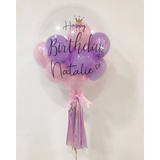 24" Customized Bubble Balloon (Lilac Pink Series)