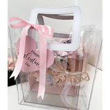 Julie Pink Preserved Flower Box with chocolates (Klang Valley Delivery Only)