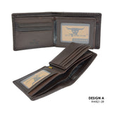 Leather Bifold Wallet With Mid Flip Option 14 (Nationwide Delivery)