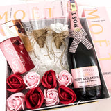 Special Edition Rose Moet Champagne 750ml Gift Set