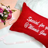 Personalised Linen Pillow (Nationwide Delivery)