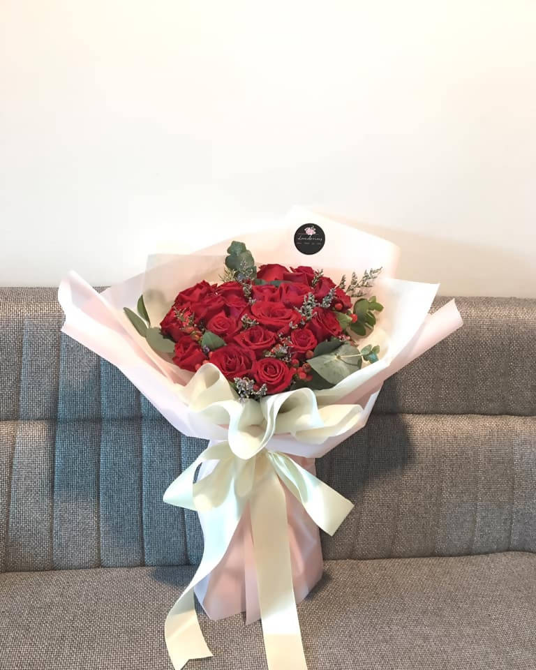 Red Rose Flower Bouquet (Kota Kinabalu Delivery Only)
