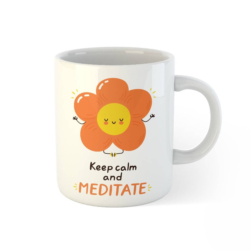 Keep Calm & Meditate Personalised Mug (West Malaysia Delivery Only)