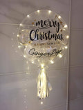 CHRISTMAS 24" Bubble Balloon with LED Lights