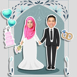 Just Married 3d Cute Photo Frame Customize Gift Idea (Nationwide Delivery)