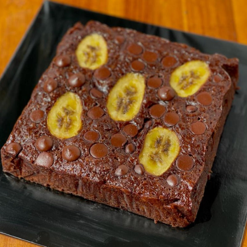 Double Chocolate Banana Slab Cake | Brenda Janschek Health & Lifestyle