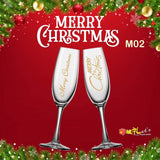 Merry Christmas Design Personalised Cups (Nationwide Delivery)