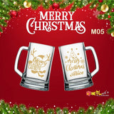 Merry Christmas Design Personalised Cups (Nationwide Delivery)