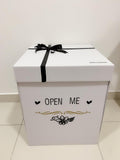 LED Balloons Surprise Box With Photo and Wordings Inside and Outside Box