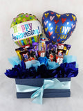 Anniversary with Love Chocolate Box - Blue Theme