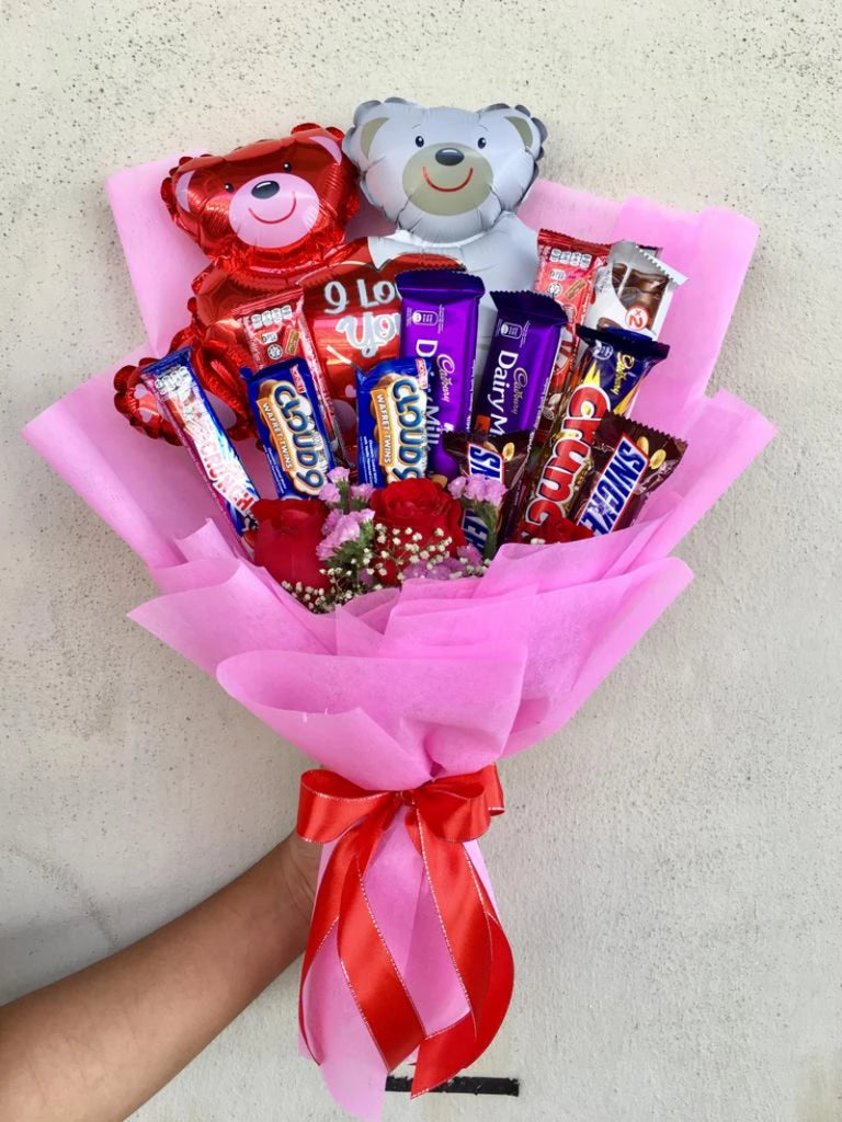 Mix Chocolate Bouquet 6 (Penang Delivery only)