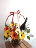 Winey Flower Basket for Best Wishes (Negeri Sembilan Delivery Only)