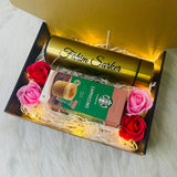 Mother's Day 2024- Personalized Thermos With Starbucks Premium Coffee & Rose Soap Flowers Gift Box (Nationwide Delivery)