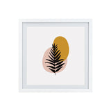 White Square Frame - Palm Leaf Boho (Nationwide Delivery)