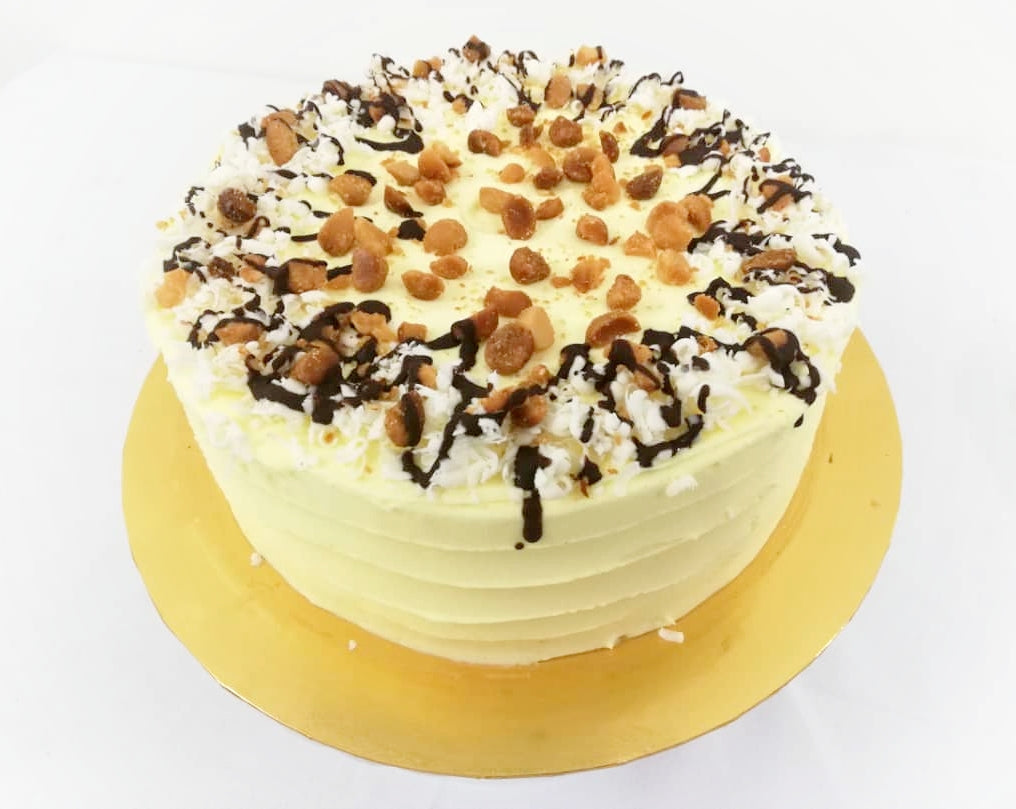 White Chocolate Macadamia Cake
