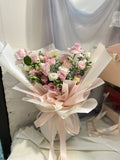 Soft Pastel Flower Bouquet (Kota Kinabalu Delivery Only)