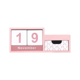 Wooden Perpetual Calendar with Holder - Boho Rainbow (Nationwide Delivery)