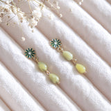 Candy Classy Olivine Jade Handmade Earring