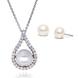 Kelvin Gems Abella Fresh Water Pearl Pendant and Earrings Gift Set