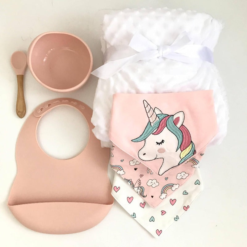 Baby Feeding Bowl With Blanket Gift Set (Nationwide Delivery)