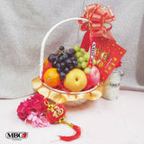 CNY Fortune Basket Fruit Basket (6 Types of Fruits)