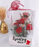 Beary In Love with you Preserved Flower Box - Eternity Love