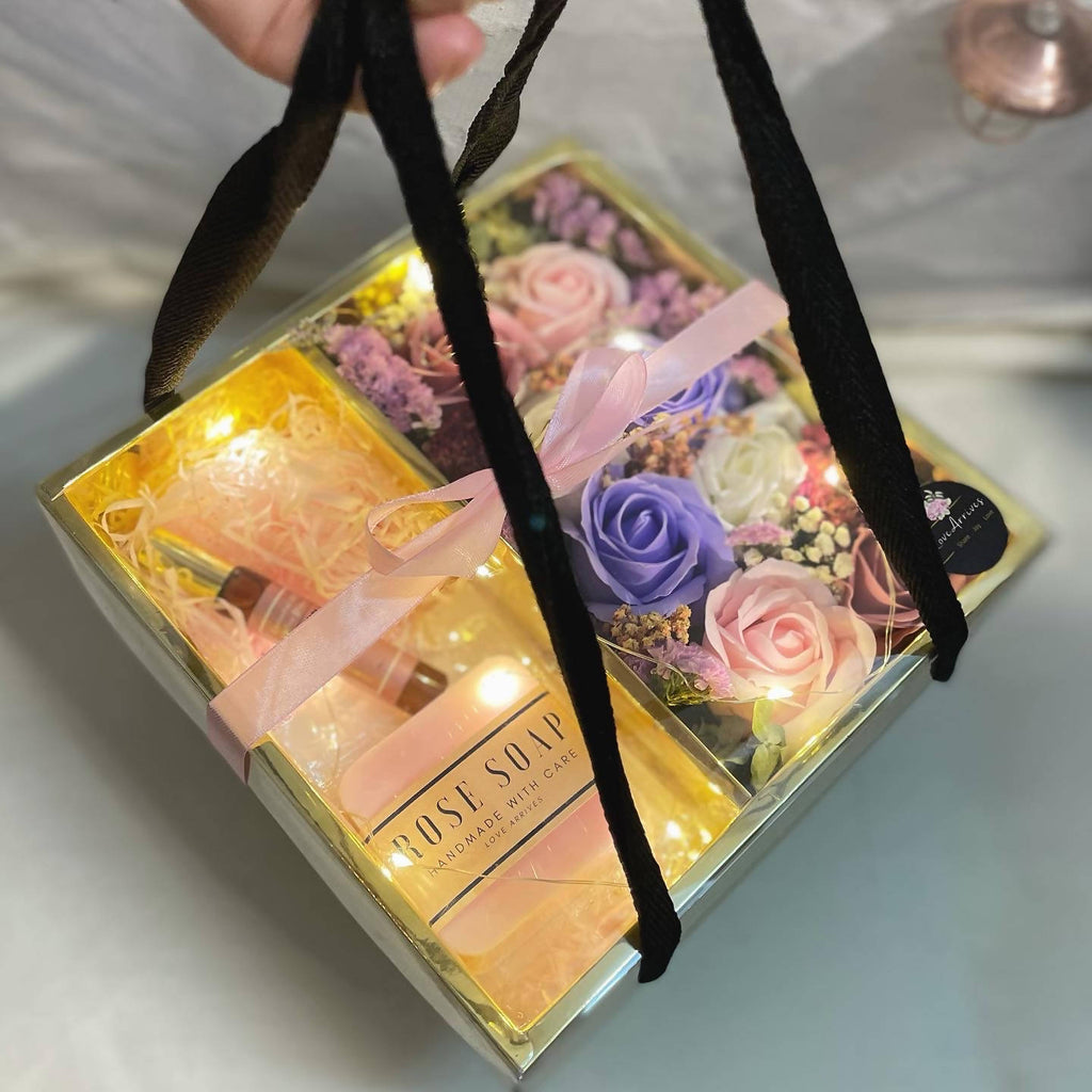 Soap Flower LED Gift Box (Kota Kinabalu Delivery Only) Giftr