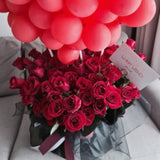 Big Heart For You Flower Box (Klang Valley Delivery Only)