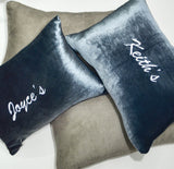 Personalised Pillow Suede with Symbol (Nationwide Delivery)