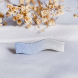 Florescer Texture Polymer Clay Handmade Hair Clip Wave
