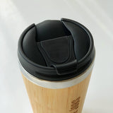 [Corporate Gift] Personalized Bamboo Travel Coffee Mug Tumbler (Personalised with Logo)