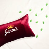 Personalised Velvet Pillow (With Icon)