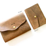 Leather Notebook / Journal - Clutch Design