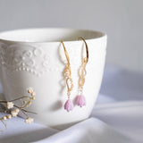 Pastel Fantasy Lavender Purple Tulip Handmade Earring - CNY Hampers & Gifts 2025