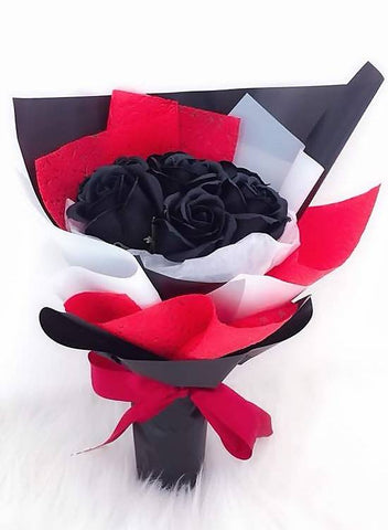Black Soap Rose Bouquet