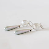 Voguish Silver Pearl Earring