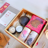 Mid-Autumn Square Golden Premium Tea Set Mooncake Festival 2023 | 月圆茶润 (Nationwide Delivery)