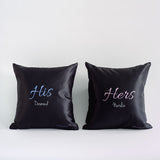 HIS & HERS Cushions by ATD (Pre-order 2 to 4 weeks)