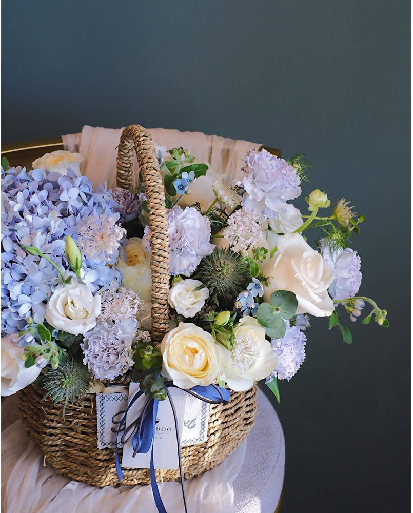 Flowing Frock Flower Basket (Penang Delivery Only) Giftr Malaysia's