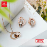 Julius Gift Set Preserved Rose Box Fashion Watch JA-544E + Jewelry Necklace & Earring ESME ES096 (Nationwide Delivery)