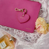 Personalised Fuschia Pouch and Keychain Set (Klang Valley Delivery)