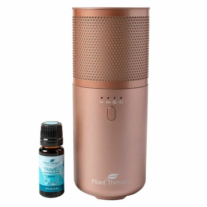 Planting Diffuser Plant Therapy Portable Diffuser with Travel Pack-Rose Gold (Nationwide ...
