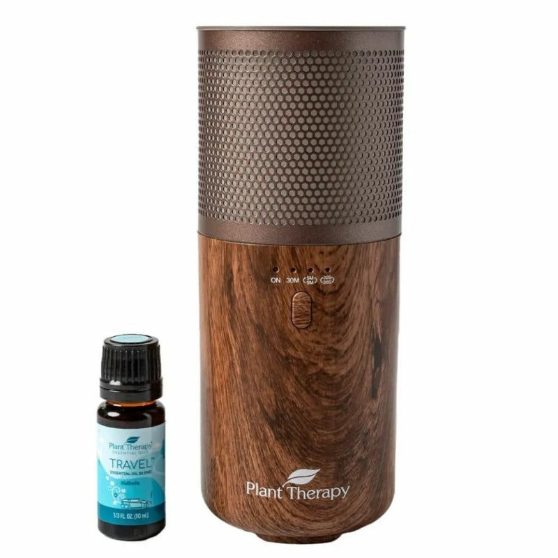 Planting Diffuser Plant Therapy Portable Diffuser with Travel Pack- Wood Grain (Nationwi ...