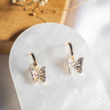 Enchanted Gold Butterfly Handmade Earring (Nationwide Delivery)