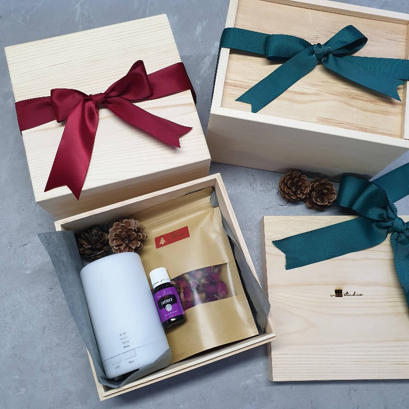 Rose Flower Tea Set with Diffuser Birthday Gift Set 06 (Klang Valley D