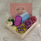 Gift Box With Sanitizer And Soap Roses (Nationwide Delivery)