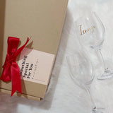 Personalised Crystal Wine Glass (West Malaysia Delivery Only)