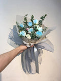 Bouquet Di Rose Blu - Blue Roses Bouquet (Johor Bahru Delivery only)